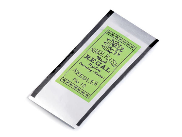 Regal vernickelte Perlennadeln - Größe Nr. 10, 40 mm (14er-Pack)