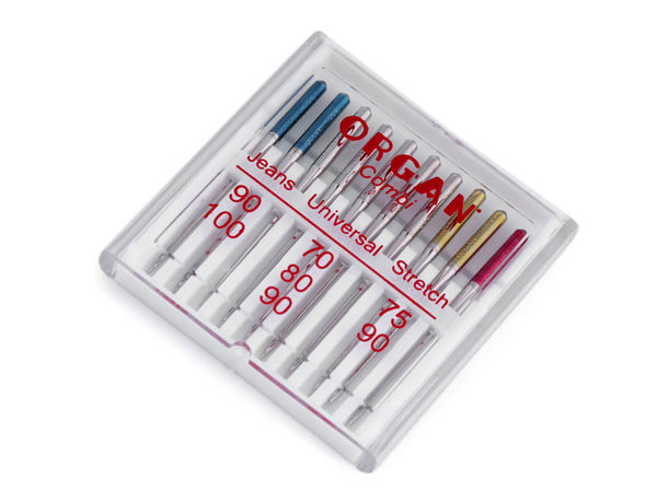 Organ Nähmaschinennadeln Jeans 90;100, Universal 70;80;90, Stretch 75;90