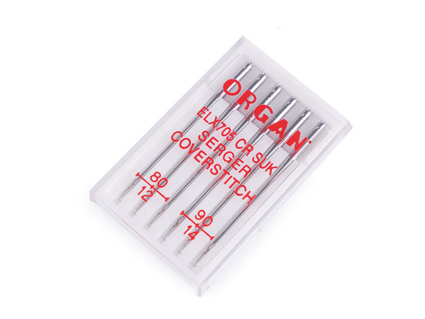 Nähmaschinennadeln ELX 705 Chromium SUK 80; 90 Organ für Overlock