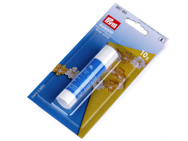 Prym Temporärer Textilklebestift (10g) – Auswaschbarer Textilkleber zum Heften von Säumen, Reißverschlüssen und Spitze