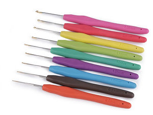 Häkelnadel-Set mit Silikongriff