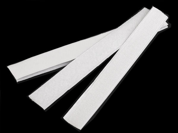 Selbstklebender Klettverschluss, Zuschnitte, Breite 20 mm