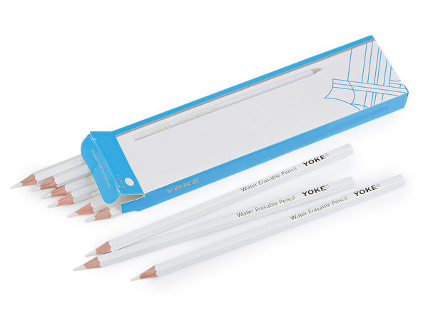 Professioneller wasserlöslicher Schneiderkreidestift - Weißer Textilmarker für Nähen und Sticken