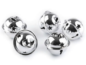 Premium-Metallglöckchen 30 mm für Bastelarbeiten, Festtagsdekorationen und DIY-Schmuckanhänger