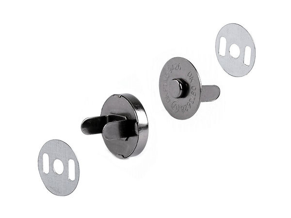 Premium-Magnetverschlüsse (Ø 18 mm) für Taschen, Geldbörsen und Handtaschen