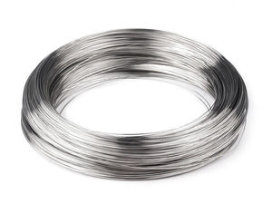 Memory-Draht für Armbänder in Platin (Ø 5 cm, 0,6 mm Stahldraht) für Schmuckherstellung und Perlenarbeiten