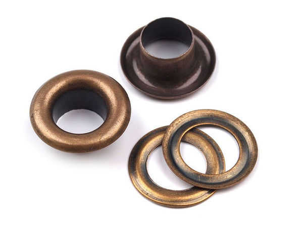 Metallöse / Öse, Innen-Ø 6 mm / Außen-Ø 11 mm