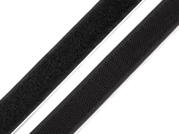 Selbstklebendes Klettband, Breite 20 mm