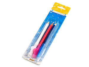 Professionelles Schneiderkreide-Stifteset mit integrierter Bürste - 3er-Set in verschiedenen Farben