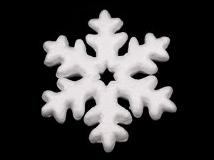 DIY Styropor-Schneeflocke Ø 10 cm