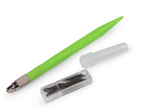 Graviermesser mit Soft-Grip und Modellierwerkzeug für Ton und Bastelarbeiten