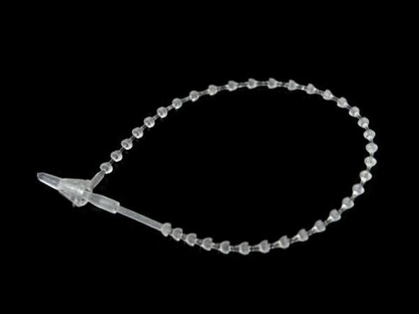 Transparente manuelle Sicherheitsfäden, 14,5 cm - Premium-Etikettenbefestigungen (1000er-Pack)