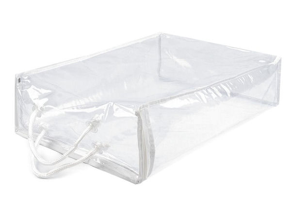Transparente PVC-Aufbewahrungstasche mit Reißverschluss