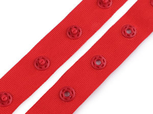 Druckknopfband für Bodys, Breite 18 mm