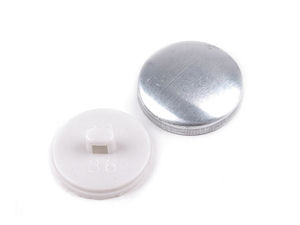 Premium-Knöpfe zum Beziehen (Größe 36) – 2-teiliges Set aus Metall und Kunststoff