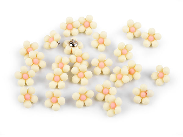 3D-Blumenknopf Größe 22