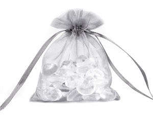 Premium Organzabeutel (9x11 cm) - Elegante Säckchen mit Kordelzug für Schmuck, Süßigkeiten und Bastelarbeiten