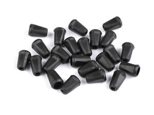 Quadratische Kordelenden aus Kunststoff (12x17 mm) – Premium-Kordelstopper und Endkappen für Jacken, Hoodies und Kordelzüge