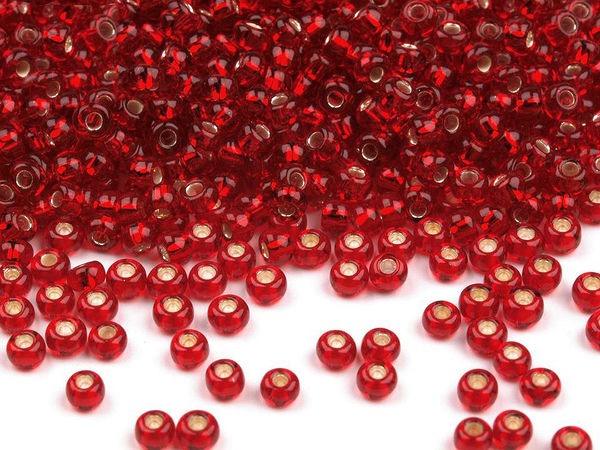 Preciosa Premium Tschechische Rocailles Glasperlen 10/0 - 2,3mm für Schmuckherstellung, Perlenarbeiten und Basteln, 250g