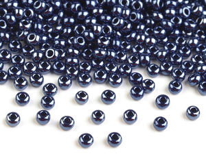 Preciosa Premium tschechische Glas-Rocailles 10/0 (2,3 mm) – Hochwertige Rocaille-Perlen für Schmuckherstellung, Stickerei und Perlenarbeiten (250 g)