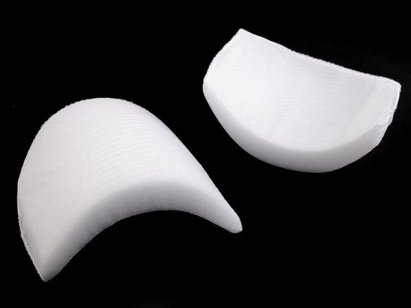 Premium Schulterpolster 20 mm in Weiß - Formstabile Einlagen für Schneiderei und Mäntel