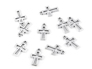 Charm-Anhänger Kreuz 11x17 mm