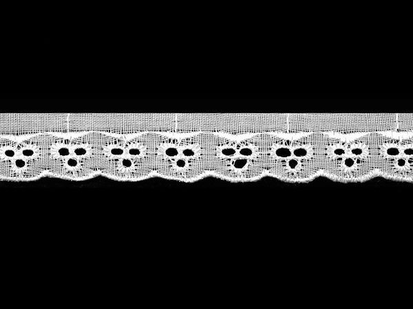 Premium Madeira-Lochspitzenborte Broderie Anglaise aus Polyester - 20 mm