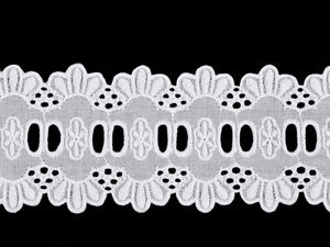 Madeira - Broderie Anglaise Lochspitzenborte Breite 65 mm