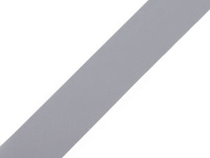 Premium Reflektierendes Gurtband zum Aufnähen, 30 mm Breite - Taubengrau