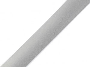 Premium-Reflektor-Gurtband zum Aufbügeln (20 mm) - Taubengrau