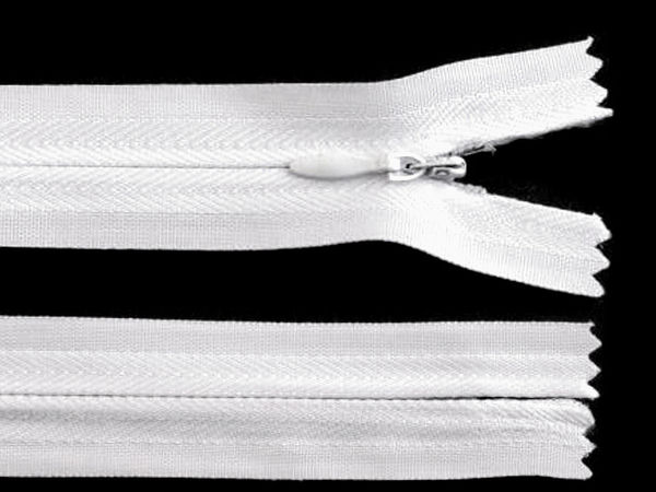 Nahtverdeckter Reißverschluss Nr. 3, Länge 45 cm