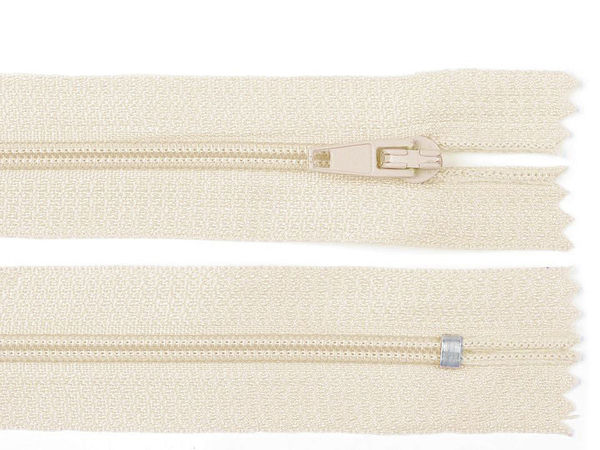 Premium-Spiralreißverschluss nicht teilbar, Stärke 3, mit Pinlock-Schieber (35 cm)