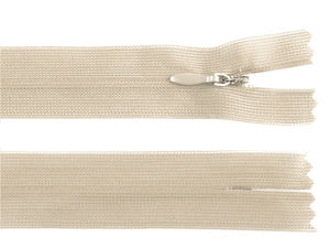 Premium nahtverdeckter Nylon-Spiralreißverschluss, Nr. 3, 40 cm | Nicht teilbarer Dederon Näh-Reißverschluss
