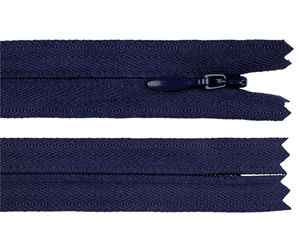 Nahtverdeckter Nylon-Reißverschluss YKK Nr. 4, Länge 60 cm