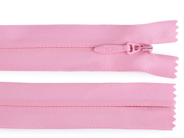 Premium Nr. 5 nahtverdeckter Nylon-Reißverschluss (60 cm) – Strapazierfähiger verdeckter Spiralreißverschluss für Schneiderarbeiten, Nähen und Handarbeiten