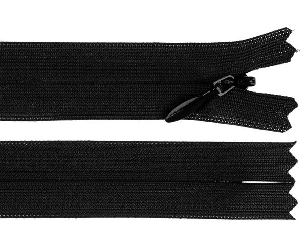 Nahtverdeckter YKK Spiralreißverschluss Nr. 5, Länge 60 cm, Dederon