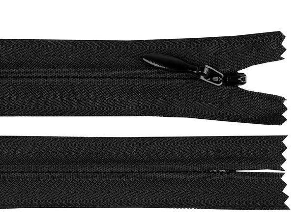 Nahtverdeckter Nylon-Reißverschluss YKK Nr. 4, Länge 65 cm