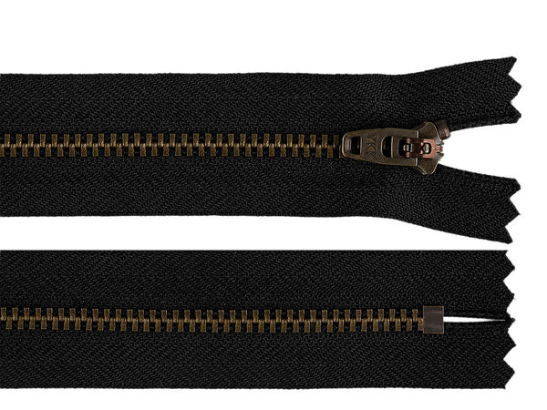 Metallreißverschluss YKK Nr. 4, Länge 18 cm (Jeans)