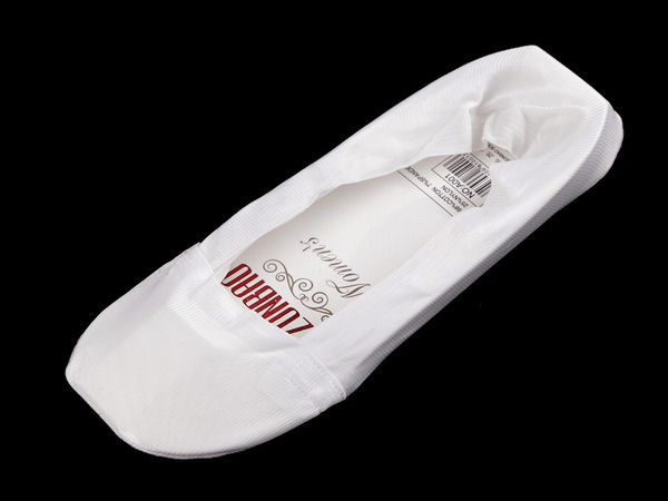 Damen Anti-Rutsch Ballerina-Socken aus Baumwolle - Unsichtbare Füßlinge für Ballerinas, Espadrilles und Mary Janes