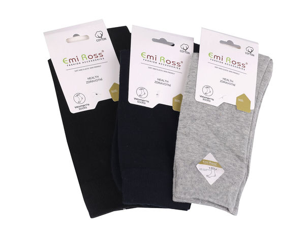 Emi Ross Premium Damen-Baumwollsocken – Bequeme, atmungsaktive Socken mit flacher Zehennaht