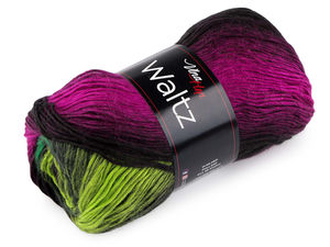 Waltz Premium Strick- und Häkelgarn - Weiches Handarbeitsgarn mit Farbeffekt, 100g