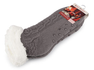Dicke, kuschelige Knöchelsocken mit Sherpa-Futter, rutschfest
