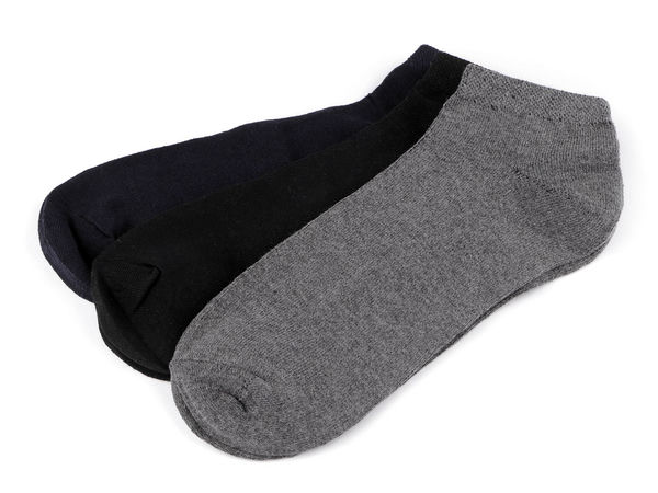 Herren Premium-Baumwoll-Kurzsocken mit druckfreiem medizinischem Komfortbund - Dunkle Farben sortiert (Größe 47-52)