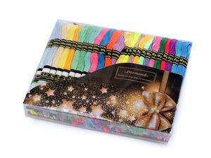 Sticktwist Stickgarn, Diamond-Set 100 Stück / 8 m