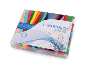 Premium Mouline Stickgarn Set - 100 Stränge (je 8m) - 6-fädiges leicht teilbares Garn in bunten Farben für Kreuzstich und Handarbeiten