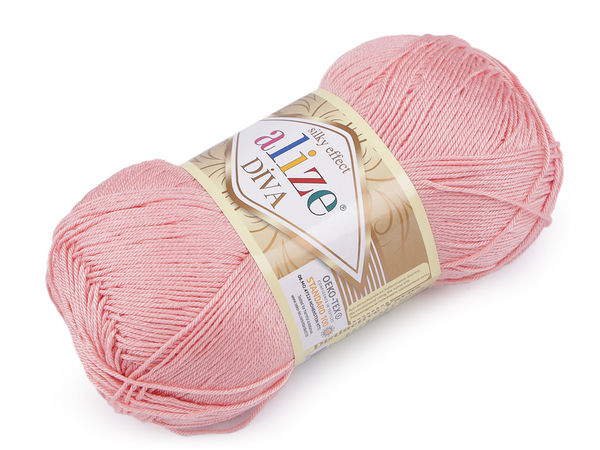 Alize Diva Premium Strick- und Häkelgarn (100g) – Weiches Garn mit Seideneffekt