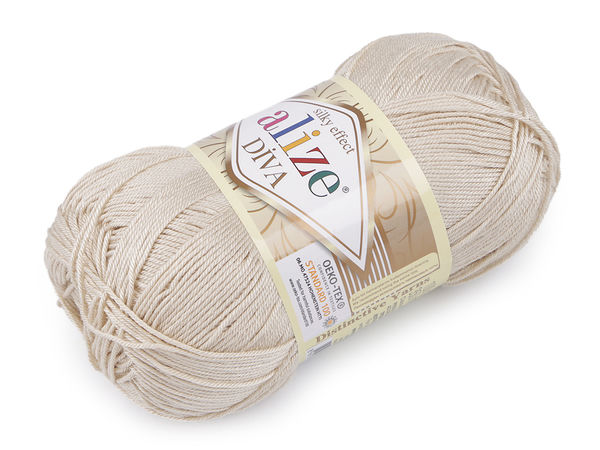 Alize Diva Premium Strick- und Häkelgarn (100g) – Weiches Garn mit Seideneffekt