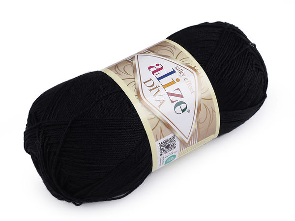 Alize Diva Premium Strick- und Häkelgarn (100g) – Weiches Garn mit Seideneffekt