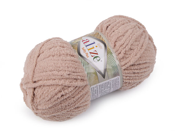 Alize Softy Plus Chenille Strick- und Häkelgarn - 100g Premium Plüschgarn