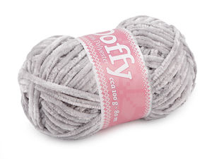Chenille-Strickgarn Doffy 100 g